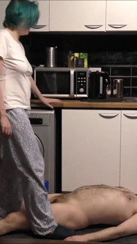 First time kitchen trampling