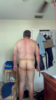 Nude Man in Bedroom