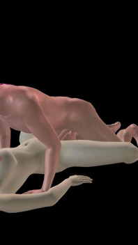 Animerad 3D -porr - asiatisk man knullar vacker flicka i missionärfitta &röv spermapaj