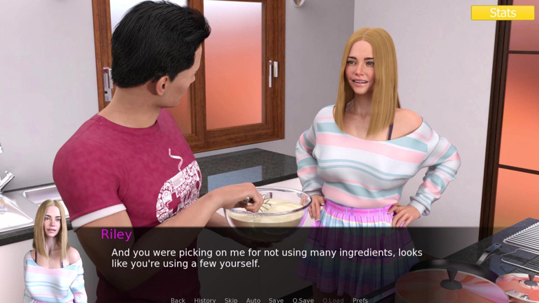 3D Cartoon Porn: Erotica 1 - บทนําเกม - Ben กลับมารวมตัวกับ riley หลังจากหลายปี