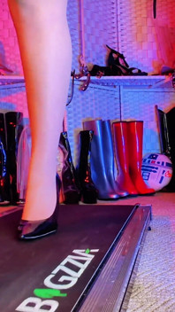 Daily Treadmill - Primark Translucent High Heels