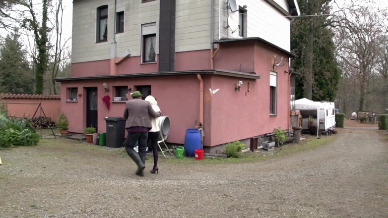 Pornstars fucking Japan Style: Big titted blonde MILF just came to buy a Christmas...
