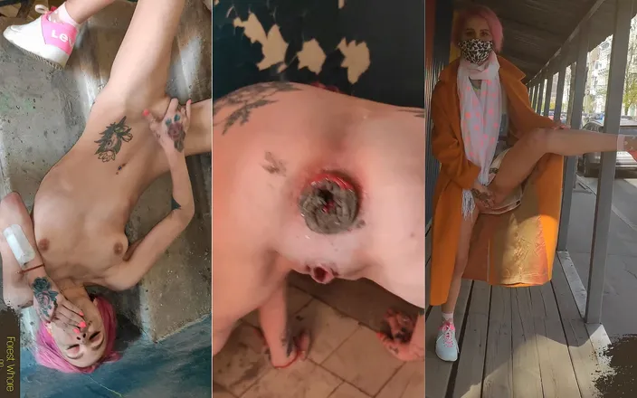 Forest-Whore: Hardcore risky public play and extreme dirty humiliation