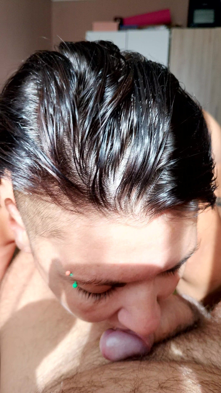 bekycarril: Cum Craving Blowjob &amp; Swallow in the Morning