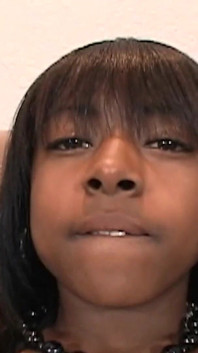 Twenty Year Old Ebony with Hairy Pussy Is Devouring Cock with All Her Holes