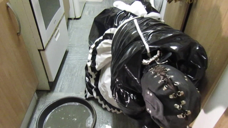 Lilly Disgrace: Worthless Sissy Scrubbing Filthy Floor
