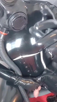 Black Latex and New Gas Mask