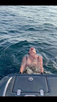 On the open sea