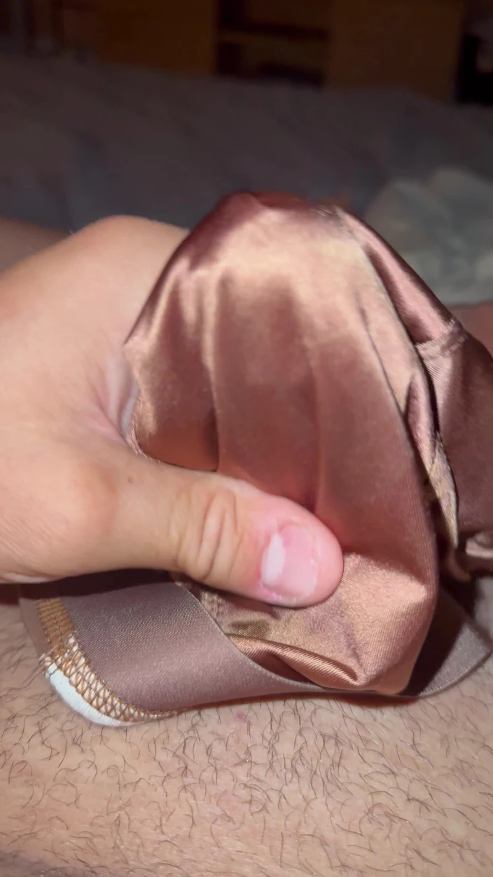 Bigbrook45: Culotte en satin brun