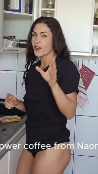 Morning Grind: Latina Gets Creamed Before Coffee!