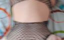 Valkyrieandluigy: Bride in Fishnet Fucking