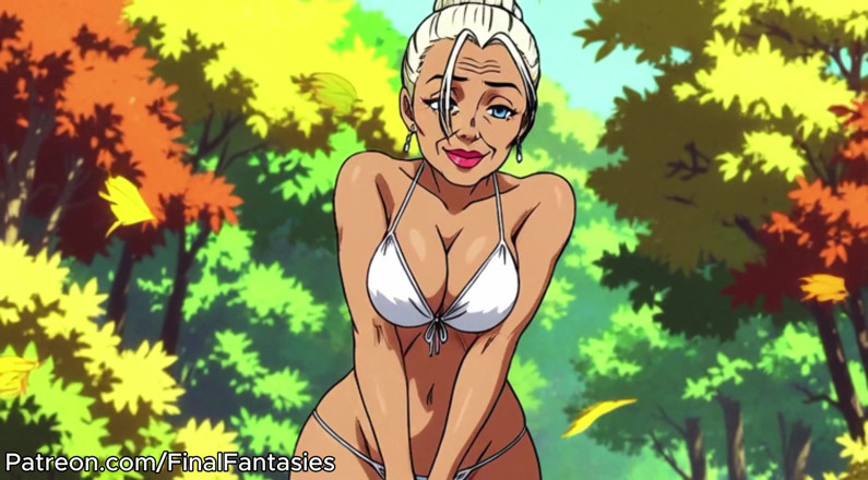 AI Porn: Ai Babes Outdoor Cleavage Tease