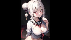 aiart_asian: Hentai Anime Art Seduction of a Cheeky Jk Generated by...