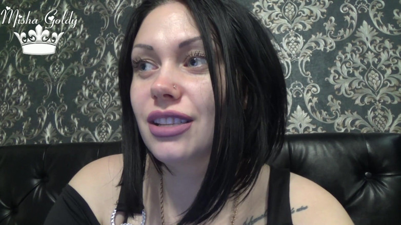 Goddess Misha Goldy: Biggest asshole but the smallest cock
