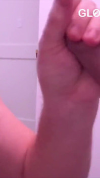 His First Gloryhole Orgasm - and He Couldn't Stop