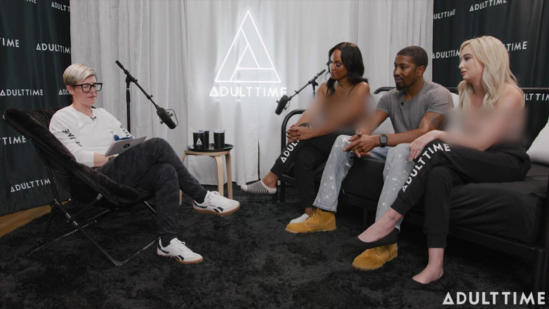 Adult Time Podcast: Pornstars Podcast After 3-way! | Lexi Lore, Isiah Maxwell, &amp; August Skye | the...
