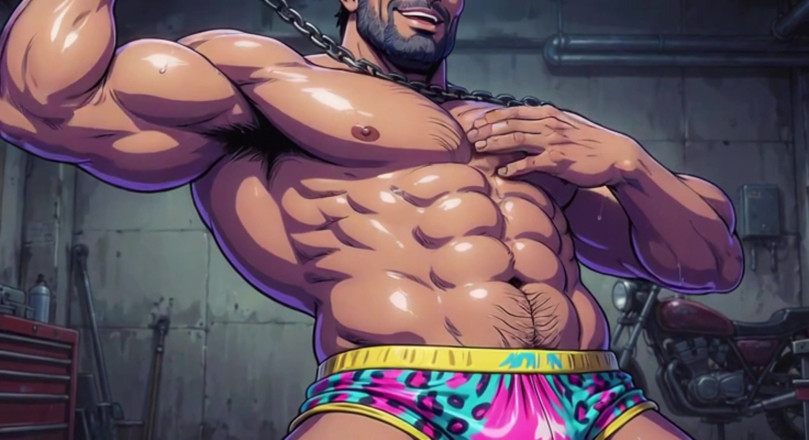 Erotic Man: Ai men musculoasi garaj mecanic