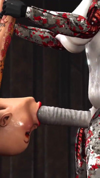 Super-ficksystem und futa-sexroboter in aktion