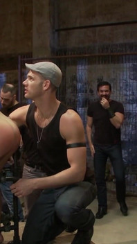 Drake Jaden Swallows Girth Brooks' Giant Cock at the Armory Party.