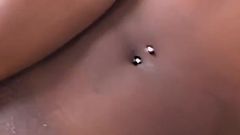 Petite 19 Yr Old Amateur Black Girl W Small Tits Fucks Her Pussy W Dildo Till Orgasm in Solo Video