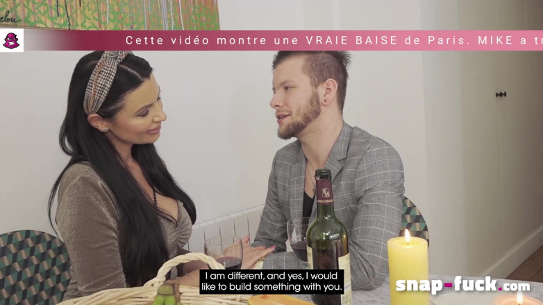 Snap Fuck: MILF z Francji chciała uroczej randki - przeleciałem ją: Ania Kinski!