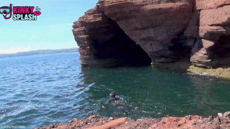 UKCuteGirl Lucy Lauren: Freediving fetiš fantasy finy, plyny a podvodní ovládání