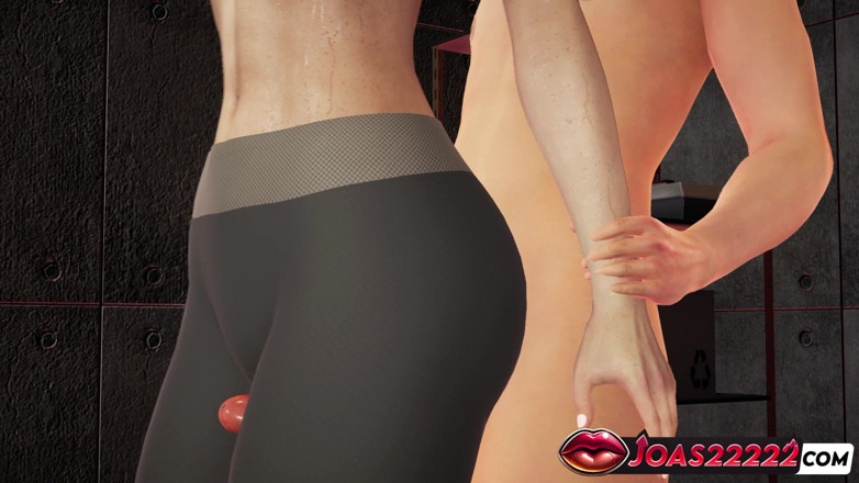 Joas22222: Мокрый сексуальный йога-инструктор Reina - фетиш с дрочкой бедрами в ее верблюжьей лапке, интенсивное стоя, трах раком, мокрую киску