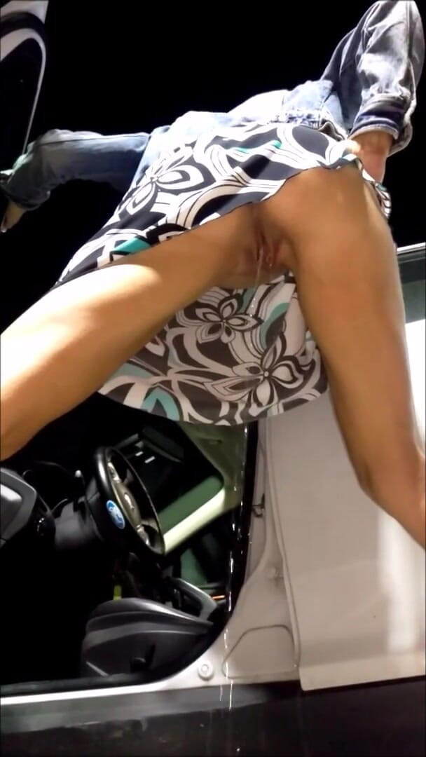 Fantasy Milf: 駐車場痴女おしっこ