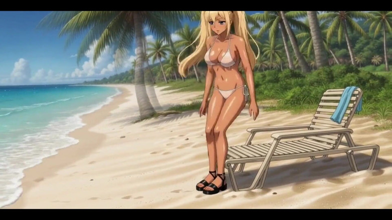 HotKitty20: Promenade avec rumi - elle joue avec sa chatte ai générée