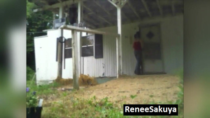 Renee Sakuya: Locked out, gardening peeing in jeans accident
