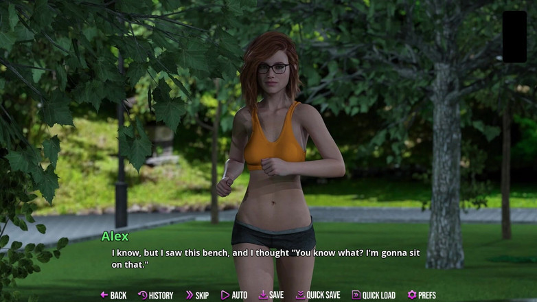LustSaga: College kings 139 - riley's secret moonlight ngocok kontol di taman umum