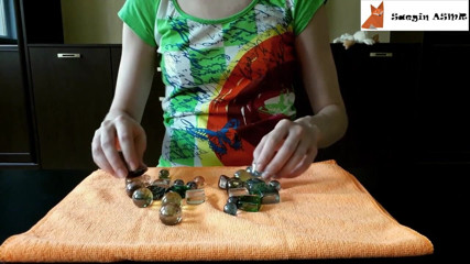 Saegin: 2[ASMR] Glasmarmeln und Kieselsteine (kein Reden)
