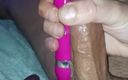 Sexy Toy Boy: Edging Big Cock with Vibrator and Dildo in My Asshole