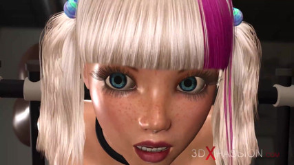 3dxpassion: Black guy plays with a super hot college girl in...