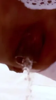 Gorgeous Skinny MILF Shanoon Takes a Pee on the Patio