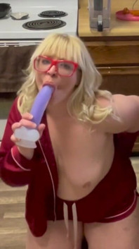 BBW MILF Sucks Your Cock in the Kitchen