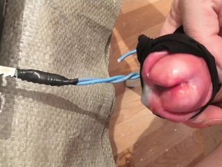 Fred110: Masturbación y orgasmo de jigsaw eléctrico