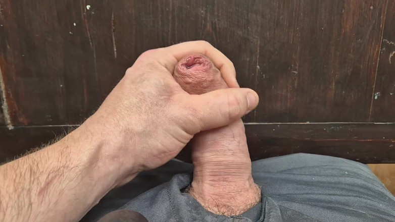 GloomyChase977: Phimosis Cock Cumming at Work!