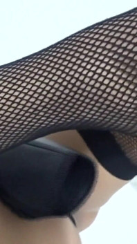Body Kožená punčocháče a punčochy Fishnet