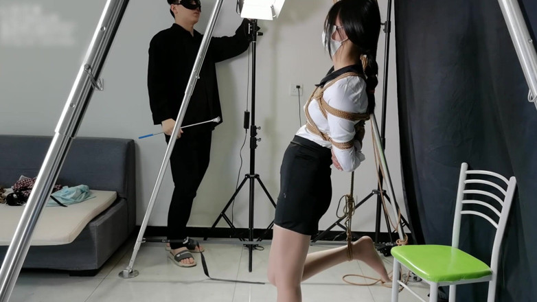 Asian bondage: Stocked Office Lady Girlfriend, Rope Bondage Game