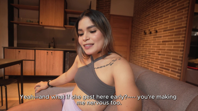 Carolina agudelo: 我最好的朋友的爸爸在他妻子不在的时候给我挤奶！卡罗琳娜·阿古德洛 - 帕普奇兹