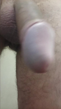 Solo Beautiful Big Dick Masturbation Close, Open Head Leaking!