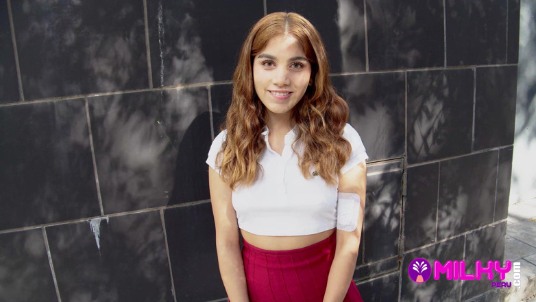 Milky Peru: Marina Gold Peruvian Teen Challenges Herself And Ends Up Fucking.......