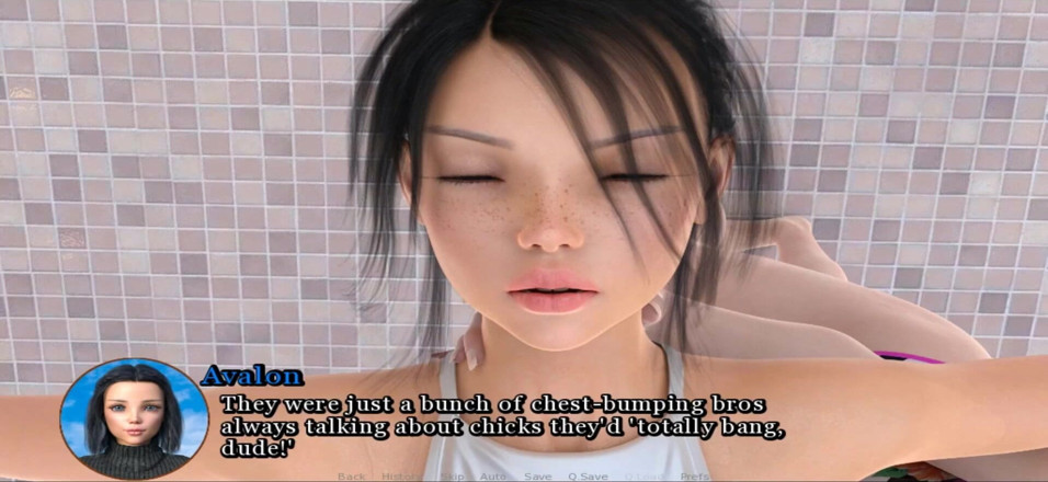 Visual Novels: Avalon Part 12 - relax women