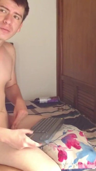 Chupo a dildo stuck to the Wall, zatímco já jsem ve 4