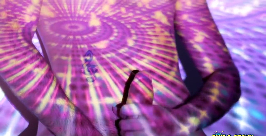 Camilo Brown: Jerking off my big uncut latino cock in space with...