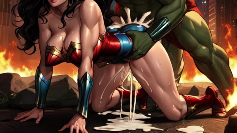 Spicy Toons: Harika kadın doyumsuz hulklara karşı, tam film