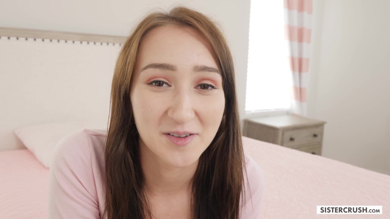 JAYS POV: Kleine tiener stiefzus Carmen Rae wordt gecreampied