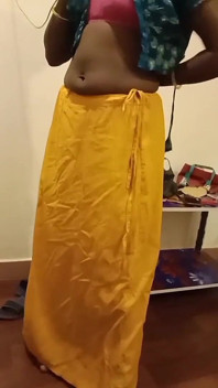 Exotic Cuckold Wife Teases Lover in Pink Bra Saree Navel Show in Hotel Bliss by Hotwifeplayx!