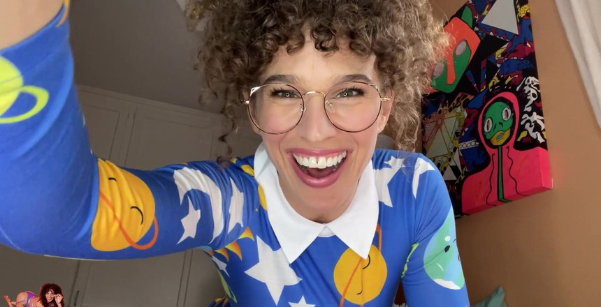 VibeWithMommy: 그녀의 달콤한 바람 배다른 아들을 만드는 Ms. Jizzle 그녀는 여러 JOI를 봐!